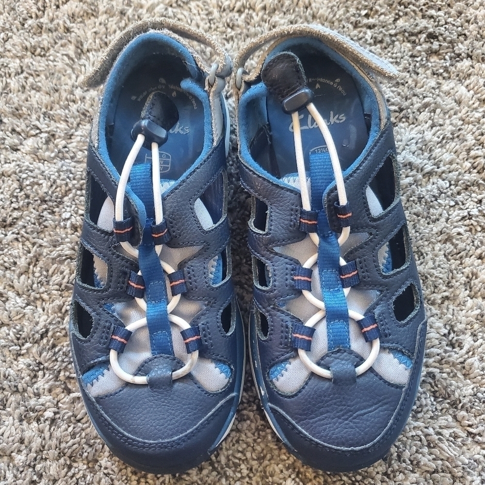 Clarks‎ 13 WPrivo Lt. Blue Sport Sandals Trail Hiking Water Shoes kids.